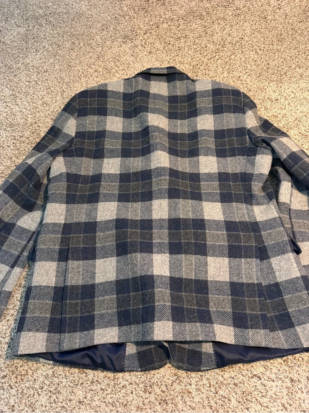Tommy Hilfiger Wool Plaid Blazer 48R